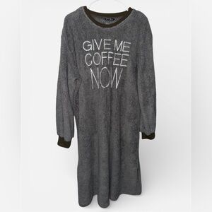 ⚡️SHEIN Lounge Dress Give Me Coffee Now Size XL